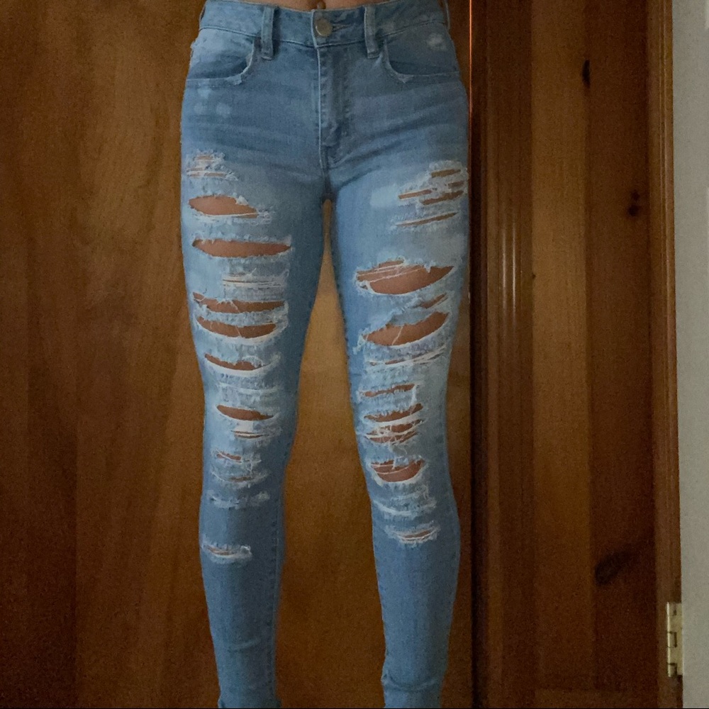 AE ripped jeans